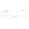 Transition Sunglasses Photochromic Bifocal Reading Glasses Men Women 2 pairs Fashion Light Far and Near Round Reader (2pcs-black&leopard, 3.5, multiplier_x) view 2