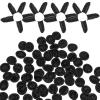 Beavorty 200pcs Static Finger Cots Black Conductive Rubber Covers for Electronics Painting and Crafts Comfortable and Finger Protection view 1