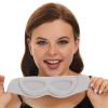 ALASKA BEAR Sleep Mask for Side Sleepers Patented Design, Cup-Shaped and Extra-Soft, 100 Blackout Eye Mask Shades Cover for Men and Women Home or Travel, Machine Washable, Pale Grey view 4