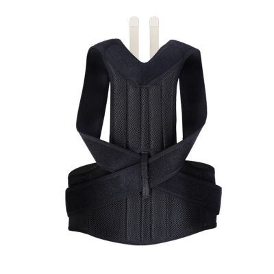 Breathable Back Correction Brace Improves Posture and Provides for Lower and Upper Back Pain Posture Corrector Lumbar Support Belts for Men Women (Color : Black, Size : XXXL/XXX-Large)
