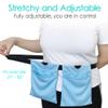 HapiPoppy Adjustable Mastectomy Drain Holder Drainage Pouch for Bilateral Mastectomy/Breast Explant Surgery/JP Drain/Tummy Tuck/Breast Reduction, Post-surgery Accessories(Blue) view 3