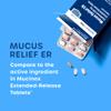 HealthCareAisle Guaifenesin 600 mg Extended Release - 100 Tablets - Mucus Relief Expectorant for Chest Congestion Relief view 2
