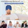 IGOHEALS Cold Head Hat, Ice Head Cap Wrap, Ice Pack Cold & Hot -RoyalBlue view 2