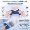 IGOHEALS Cold Head Hat, Ice Head Cap Wrap, Ice Pack Cold & Hot -RoyalBlue view 3