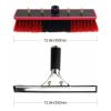 XIAOYE Window Cleaning Brush Equipment, Outdoor Window Cleaner Brush Solar Panel Cleaning Tool Washing Tool Tall Window Glass Cleaning Poles Telescopic Water Fed Brush,18FT/5.4M view 4