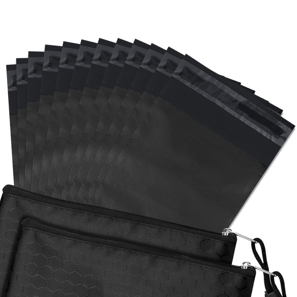Tuciyke Sanitary Napkin Disposal Bags Pack of 200,Sanitary Disposal Bags Black Opaque Bags 5x8 inches Feminine Personal Disposal Bags For Tampons,Sanitary Pads,Sanitary Liners(with 2pcs Storage Bag)