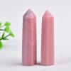 1PC Natural Crystal Hexagon Bar Crystal Point Mineral Ornament Stones Magic Wand Modern Home Decor Collect Gifts,Powder Opal,50-60mm view 1