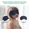 BeeVines 4 Pack Silk Sleep Masks view 3