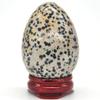 35X50Mm Dalmatische Jasper Ei Vormige Steen Healing Natuurlijke Kristal Massage Minerale Edelsteen Spirituele Decor Collection view 2