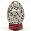 35X50Mm Dalmatische Jasper Ei Vormige Steen Healing Natuurlijke Kristal Massage Minerale Edelsteen Spirituele Decor Collection view 3