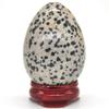 35X50Mm Dalmatische Jasper Ei Vormige Steen Healing Natuurlijke Kristal Massage Minerale Edelsteen Spirituele Decor Collection view 4