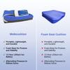 M PAIN MANAGEMENT TECHNOLOGIES Alternating Pressure Wheelchair Cushion by MobiCushion - Pneumatic Air Pillow - Relief for Pressure Sores - Blue view 2