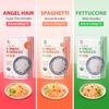Soeos Organic Konjac Noodles, Shirataki Noodle, 8.8 oz*6 Packs, 3 Variety Noodles, Fettuccine, Angel Hair, Spaghetti, Low Calorie, Low Carb, Keto and Paleo Friendly, Total 52.8 Ounce view 4