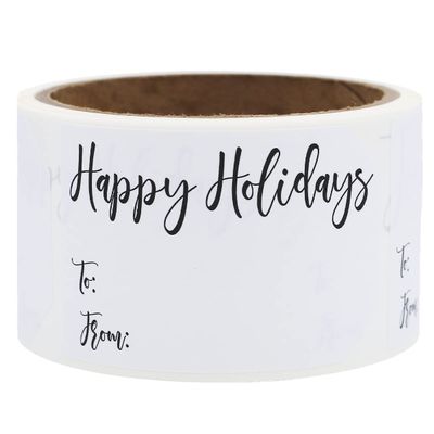 Charming Holiday Gift Tag Christmas Stickers 2 x 3 Inch 100 Total Labels