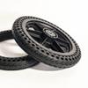 12x1.5 Electric Wheelchair Rear Wheel Parts, 12inch Wheelchair Replacement Wheels Parts with Bearing, Honeycomb Solid Tire, Nylon Hub, Bearing: 12mm view 3