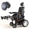 9inch Wheelchair Replacement Wheels Parts, Wheelchair Front Wheels Casters Accessories, Pneumatic Tires, Aluminum Alloy Hub, Bearing 15mm, 1 Pair view 3
