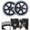 16x1.75 Wheelchair Replacement Wheels Accessories, Spare Wheels for Wheelchair Rear Wheel, Non-Slip Solid Tire, Suitable for Manual Wheelchair, Trolley, Bearing: 14mm, 1Pair view 4