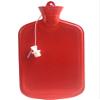 Peterpan Oversized Rubber Hot Water Bottle with Fleece Cover and Silicone Lanyard, XXX-Large, BPA & PVC Free, 3-Liter Capacity, for Pain Relief and Warmth, Red view 1