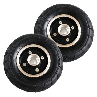 200x50, 8inch Wheelchair Replacement Wheels, Wheelchair Front Wheels Casters Accessories, Pneumatic Rubber Tire, Suitable for Most Wheelchairs, Bearing: 10mm