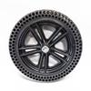 12inch Electric Wheelchair Replacement Wheels Accessories, Honeycomb Wheelchair Rear Wheels, Explosion Proof Solid Tire, Suitable for Most Electric Wheelchairs, Key Width: 6mm, 1 Pair view 3
