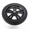 12inch Electric Wheelchair Replacement Wheels Accessories, Honeycomb Wheelchair Rear Wheels, Explosion Proof Solid Tire, Suitable for Most Electric Wheelchairs, Key Width: 6mm, 1 Pair view 4