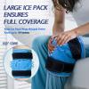 KingPavonini XXL Knee Ice Pack Wrap Around Entire Knee After Surgery, Large Reusable Gel Ice Pack for Injuries, Pain Relief, Swelling, Sports Injuries, 2 Pack (Sky-Blue) view 3