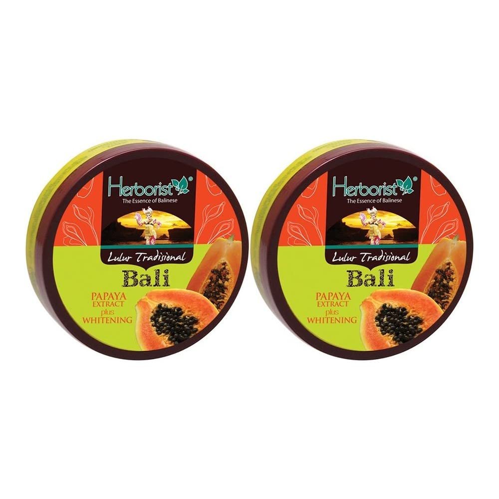 Herborist Lulur Tradisional Bali 100g Papaya (Pack of 2)