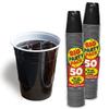 Black Plastic Cups 16 ounce, 100 Count (2 Packs of 50) -Great for Parties, Camping, Halloween Celebrations view 1