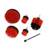 1/4in Stiff Scrubber Drill Attachment Brush 5pc with 1pc Extension view 3