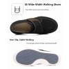 FZYUAN Men's Diabetic Shoes for Swollen Feet, Extra Wide Width Walking Edema Diabetic Shoes, Adjustable Swollen Feet Arthritis Orthopedic Footwear, Lightweight Breathable Sneakers,Light Gray,12 view 2