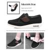 FZYUAN Men's Diabetic Shoes for Swollen Feet, Extra Wide Width Walking Edema Diabetic Shoes, Adjustable Swollen Feet Arthritis Orthopedic Footwear, Lightweight Breathable Sneakers,Light Gray,12 view 3