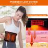 Supersred Red Light Therapy Belt for Body, 660nm 850nm Near Infrared Red Light Therapy Waist Wrap, with Remote Control, Timer, Vibration Therapy for Muscle Relaxation view 4
