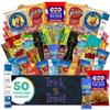Halloween Men's Hearty Snack Box ( 50 Piece Variety Gift Basket Care Package ) Jerky, Nuts, Chips, Pretzels, Variety Pack - The Care Crate Co. view 1