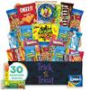 Halloween Small Snack Box ( 31 Piece Variety Gift Basket Care Package ) Chips, Candy, Peanuts, Popcorn, Cookies, Gummy Snacks, Chocolates and More - The Care Crate Co. view 1