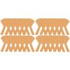 Healifty 24pcs Home Fastener Pastes Adhesive Tubing Holder Cannula Feeding Catheter Stomach Sticker Bridge Hospital Patch Face Clinic Nose Woven Paste Khaki Stickers Tube Devices for view 1