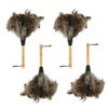 4PACKS 13" Ostrich Feather Duster Durable Dust Collecting Cleaning Tool in Wool Shop view 1