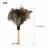 4PACKS 13" Ostrich Feather Duster Durable Dust Collecting Cleaning Tool in Wool Shop view 4