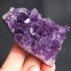 1Pcs Natural Uruguay Amethyst Cluster Home Decoration Purple Crystal Stone Mineral Specimens Cluster Decor,Uruguay Cluster,60-70g (1pcs) view 1