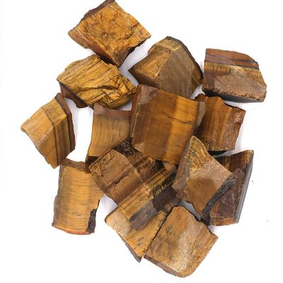 100% Natural Tiger Eye Stone Mineral Specimens Home Garden Fish Tank Crystal Decoration,Tiger Eye Stone,40-50g (1pcs)
