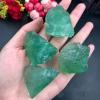 100% Natural Blue Fluorite Crystal Stone Home Decor Mineral Specimen Garden Flowerpot Decoration,Green Fluorite,1pcs (60-80g)
