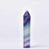 40-80mm Natural Crystal Colored Fluorite Hexagonal Prisms Crystal Point Stone Stone Gift,Random Delivery,40-50mm view 1