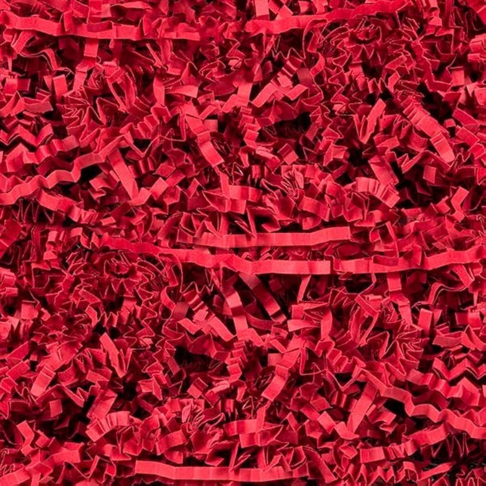 Creavvee Gift Packaging Shredded Paper Protection & Decoration Material 200g Red