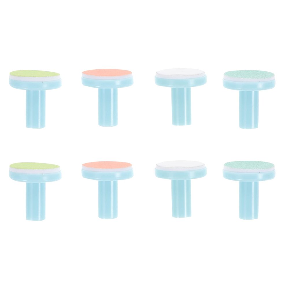 Healifty 8pcs Nail Trimmer Grinding Replacement Nail File for Electric Drill with Base Ergonomic Design for Newborns Accessories