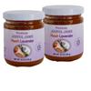 Gourmet Premium Peach Lavender Jam (Gift Box of 2 Jars), More Fruit Less Sugar, Amazing Flavor, Spreadable view 1