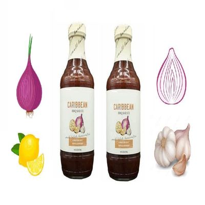 Caribbean BBQ Sauce 2 Bottles Net Wt. 16 Fl Oz (473mL) each