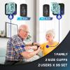 Blood Pressure Machine Upper Arm, 2 Size Cuffs Fit Arms from Medium 9"-17" to Extra Large XL Cuff 13"-21", Accurate Automatic Digital BP Monitor Home Use, Large Backlit LCD, BP Cuff with 2-User Mode view 3