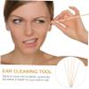 FOMIYES 5pcs Baby Tool Wooden Ear Set Safe for Boys and Girls Adults Ear Cleaning view 4