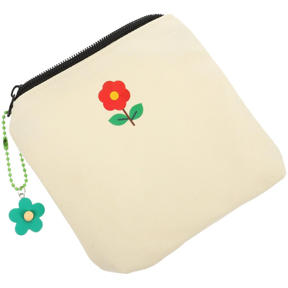 FOMIYES Storage Bag for Sanitary Napkin Pads, Portable for Women Girls Napkin Storage Bag, Washable Waterproof Reusable Coin Purse