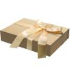 MOZRRO Gift Box 11.5 x 8.2 x 2.3 In Gift Boxes for Presents Magnetic Closure, Gift Boxes with Lids for Presents Birthday Luxury Jewelry T-shirts Gloves Scarves Books Clothes Gift Wrap - Gold view 1