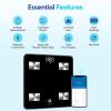 arboleaf Smart Bluetooth Bathroom Weight Scale+Smart Body Tape Measure with App view 2